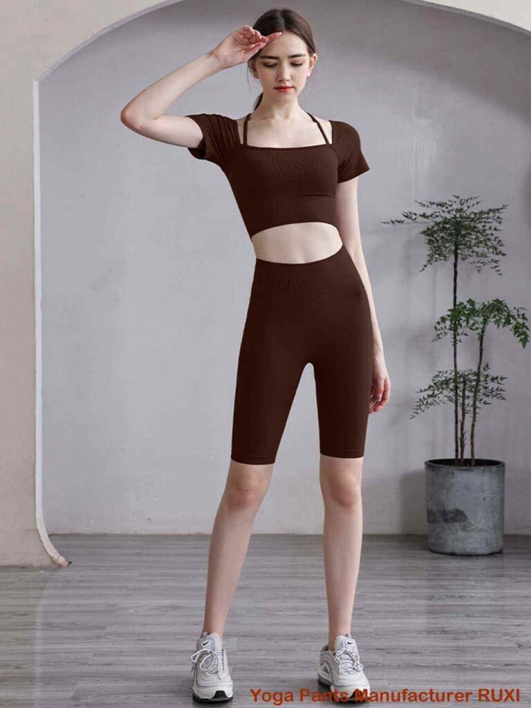 Leggings acampanados rojos RUXI
