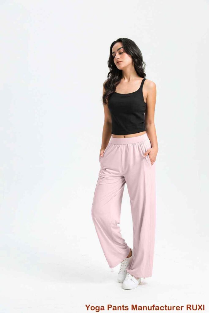 Leggings acampanados azules RUXI