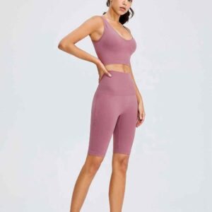 Leggings deportivos acampanados
