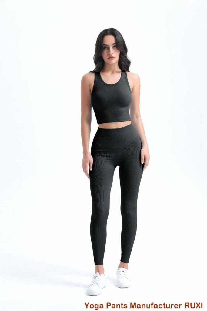 chaleco negro para correr RUXI