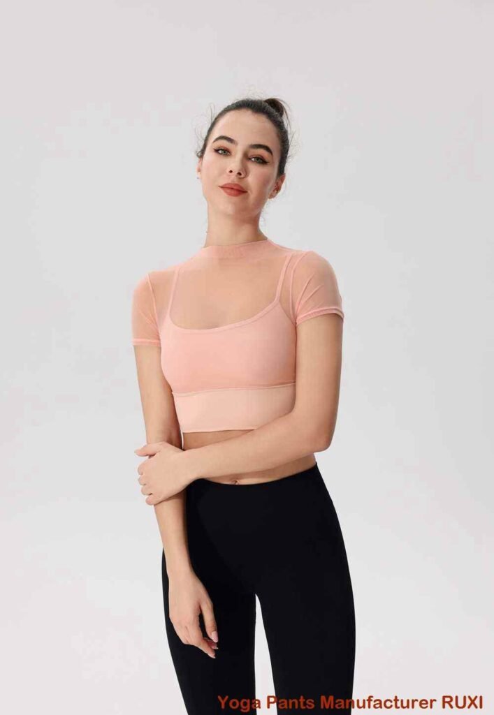 Leggings de malla para gimnasio
